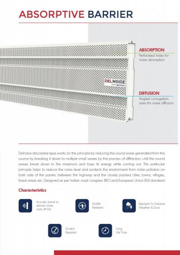 Absorptive Noise Barrier in Chennai - Delnoise