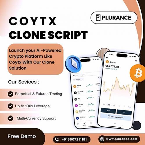Launch Your Own AI-Powered Crypto Exchange with Pluranceâ€™s Coytx Clone Script