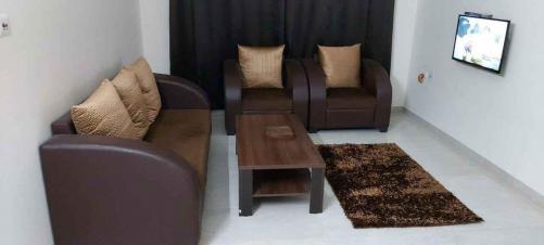 Sofa Set With Center Table and Carpet
