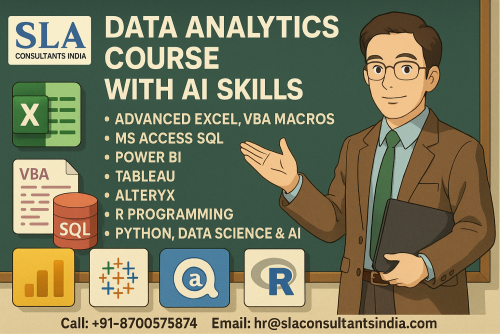 Data Analyst Course in Noida, Sector 12, Free Data Science with AI by SLA Consultants Noida, Update Skills for 2026 Jobs,