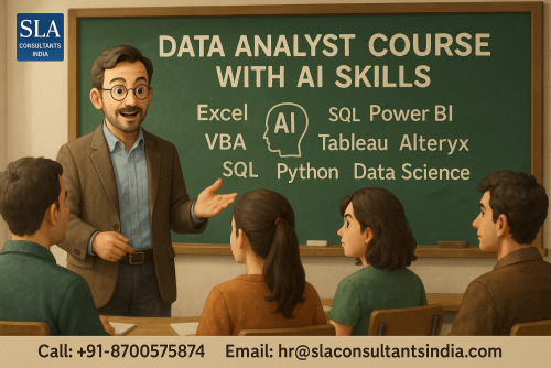 Best Data Analyst Course with Placement Assistance, Upskills with AI for 2026, by SLA Consultants Noida,