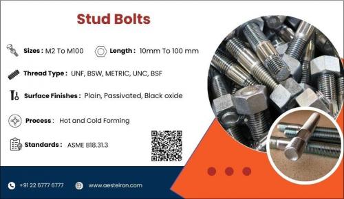 stud bolt size chart
