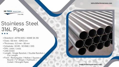 SS 316L Pipe suppliers