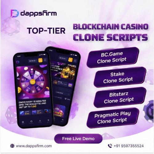 Affordable Blockchain Casino Clone Script With Free Consultation Support